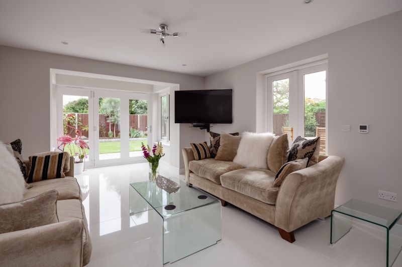 Floor Tiling in Living Room